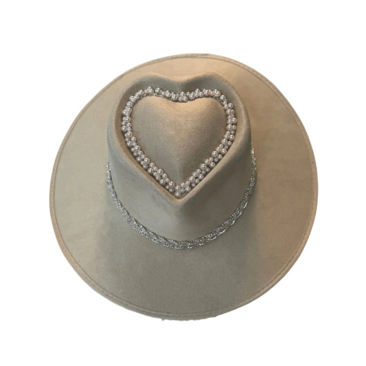The Maroney Heart flat-brimmed hat