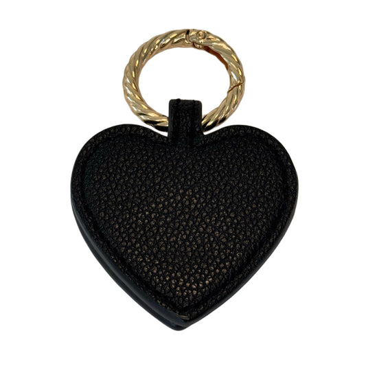 Heart-shaped Magnetic Hat clip Keychain- Black plain