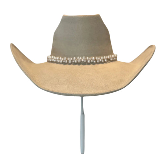 Pearl trim Cowgirl hat