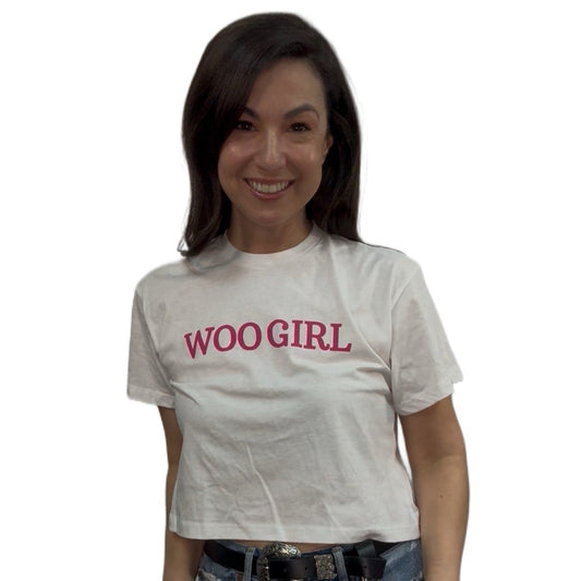 Woo Girl crop tee