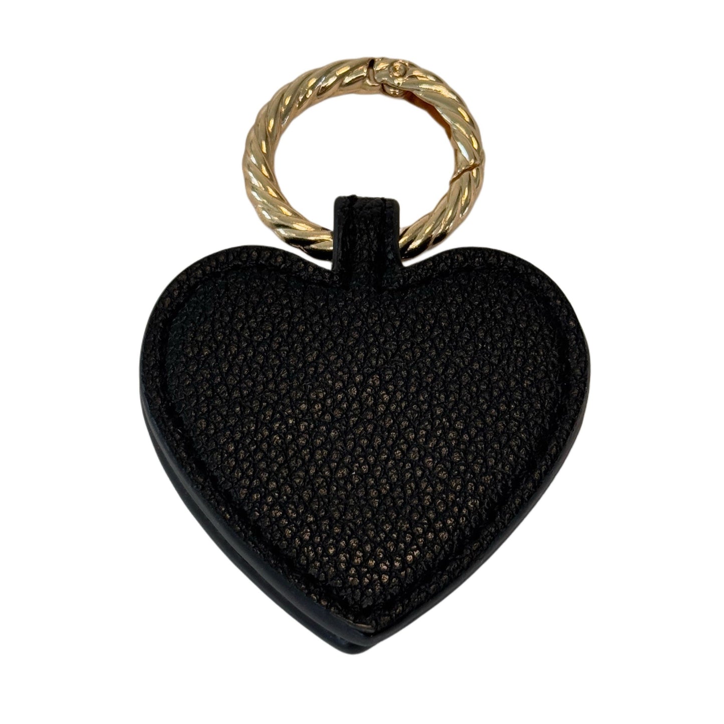 Heart-shaped Magnetic Hat clip Keychain- Black plain