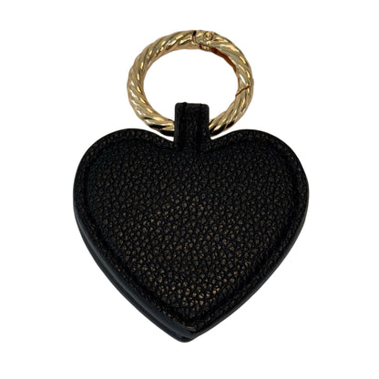 Heart-shaped Magnetic Hat clip Keychain- Black plain