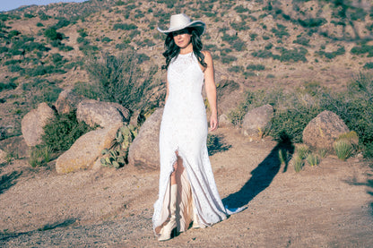 The Pearla Bridal Cowgirl hat
